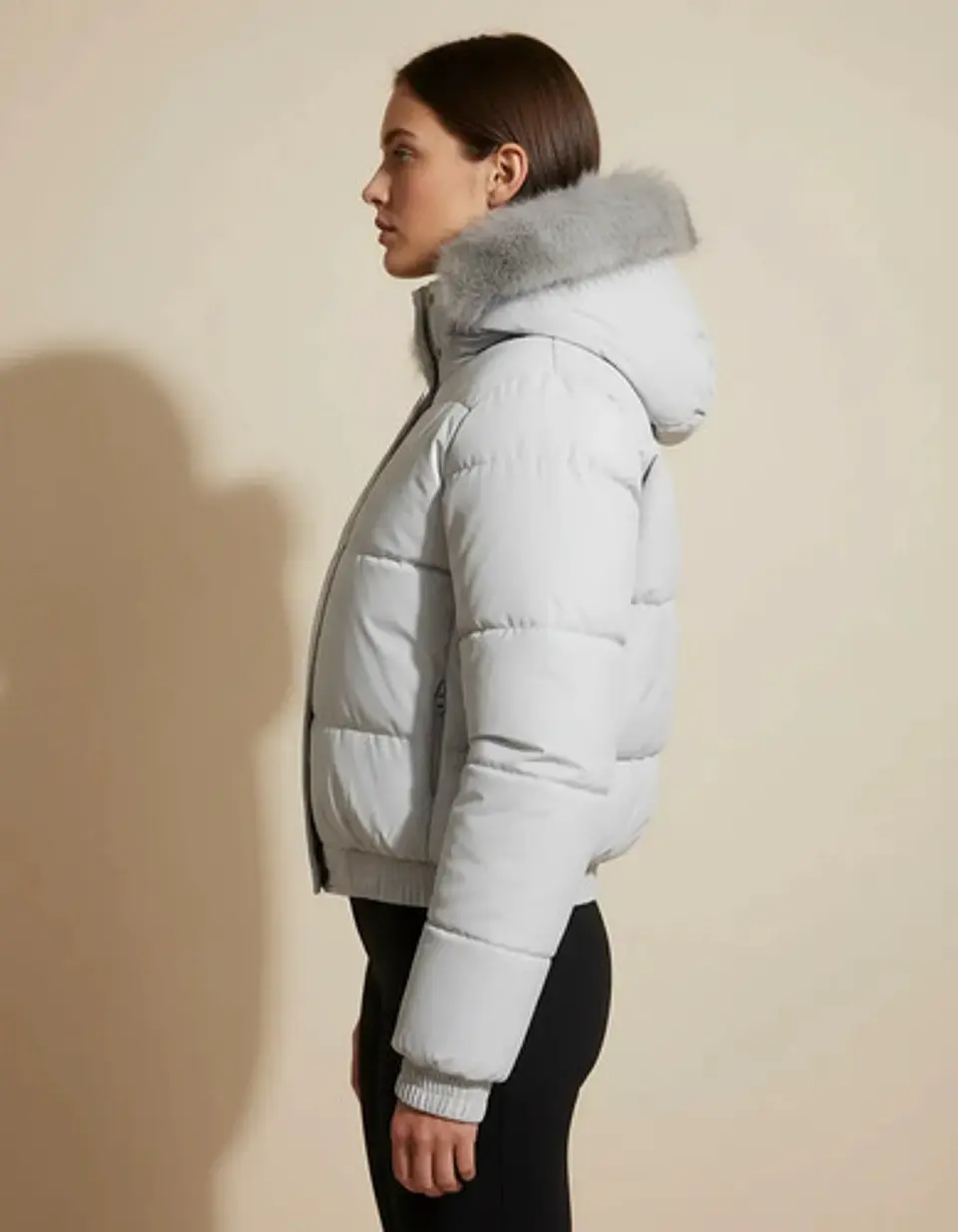 Chaqueta Puffa De Mujer Impermeable Con Piel 2
