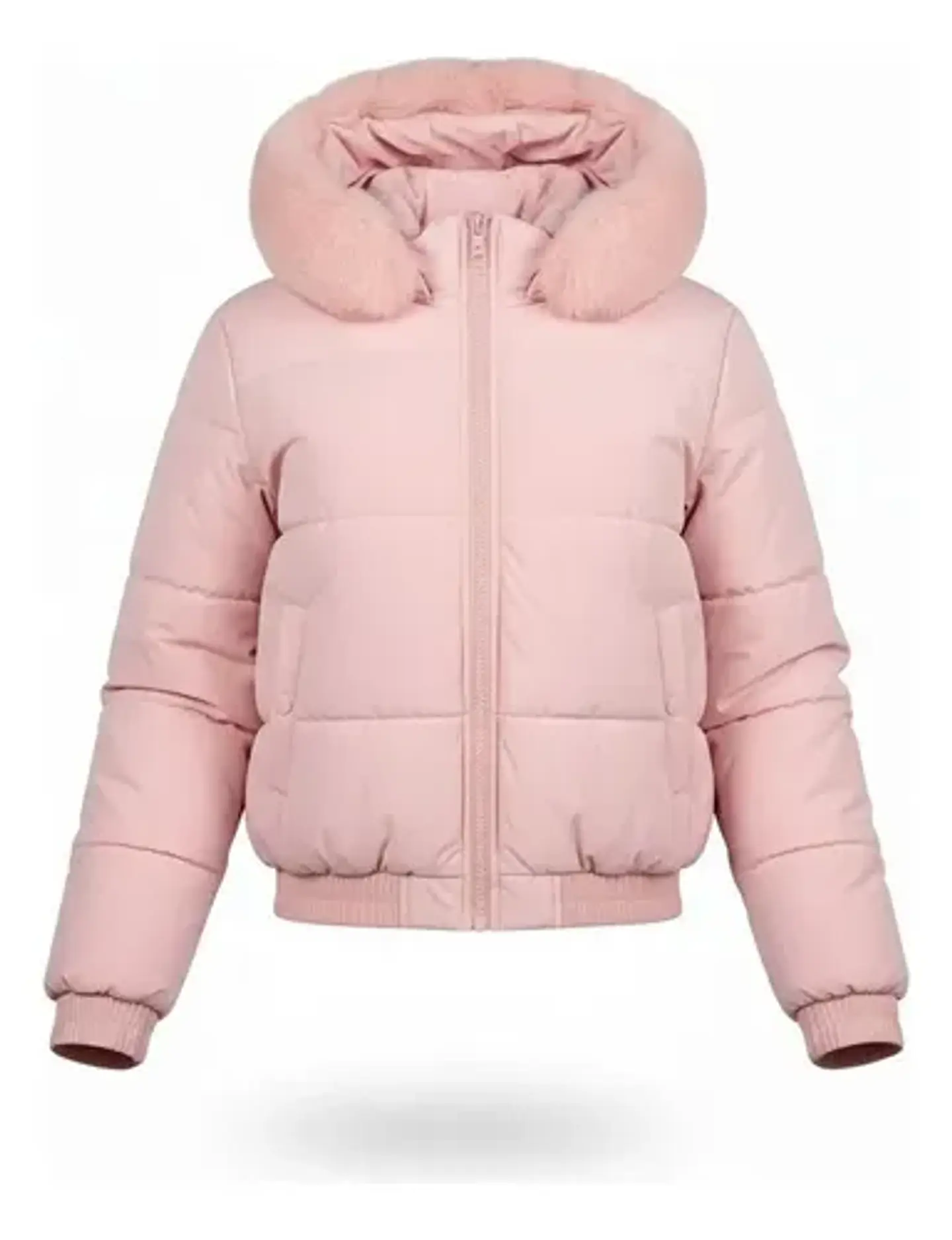 Chaqueta Puffa De Mujer Impermeable Con Piel 3