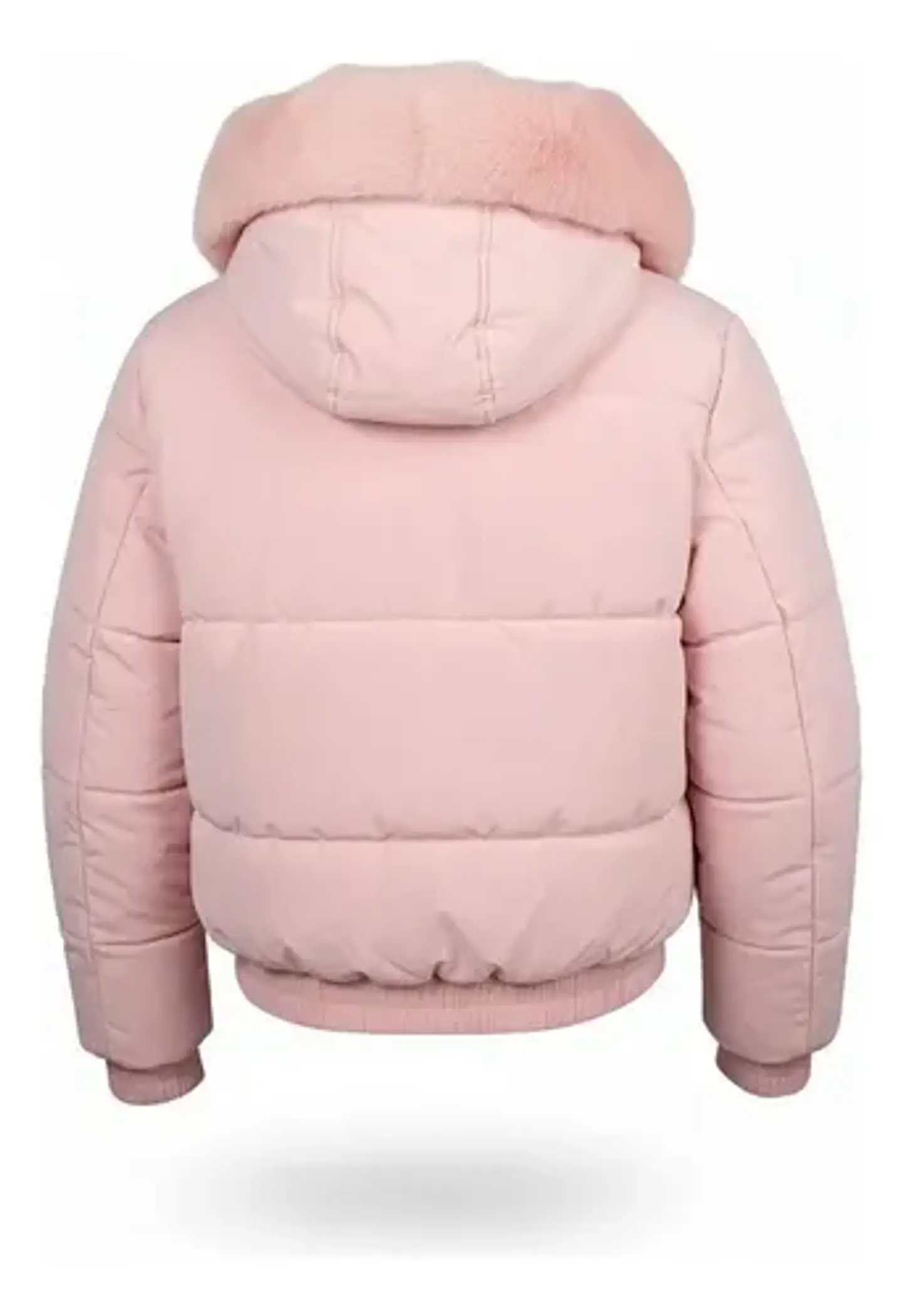 Chaqueta Puffa De Mujer Impermeable Con Piel 5