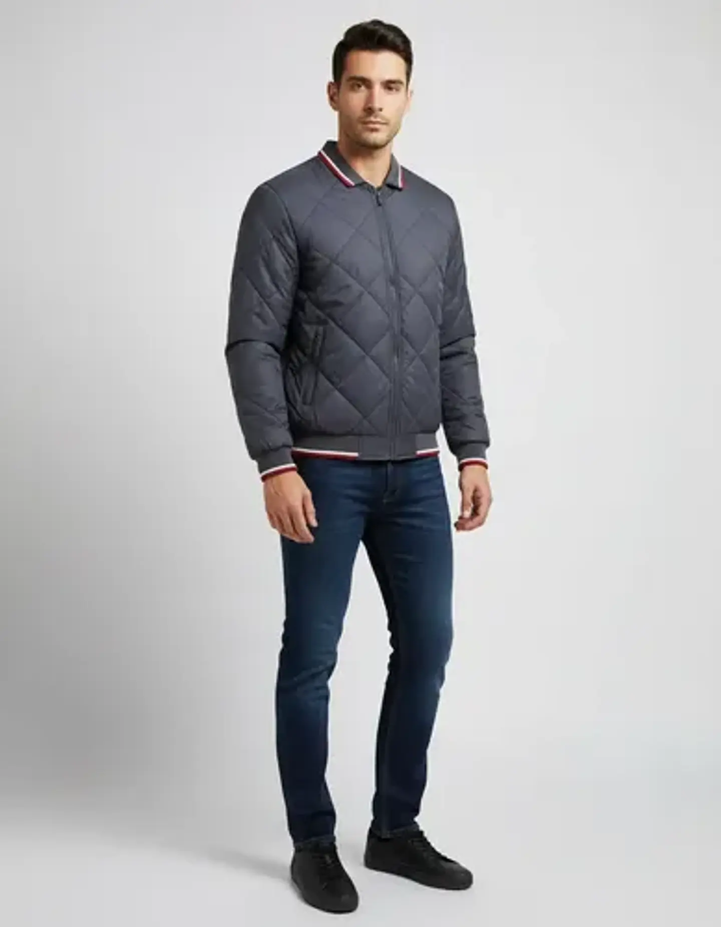 Chaqueta Bomber Térmico Hombre Tallas Completas 8