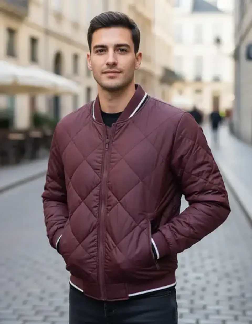 Chaqueta Bomber Térmico Hombre Tallas Completas 10