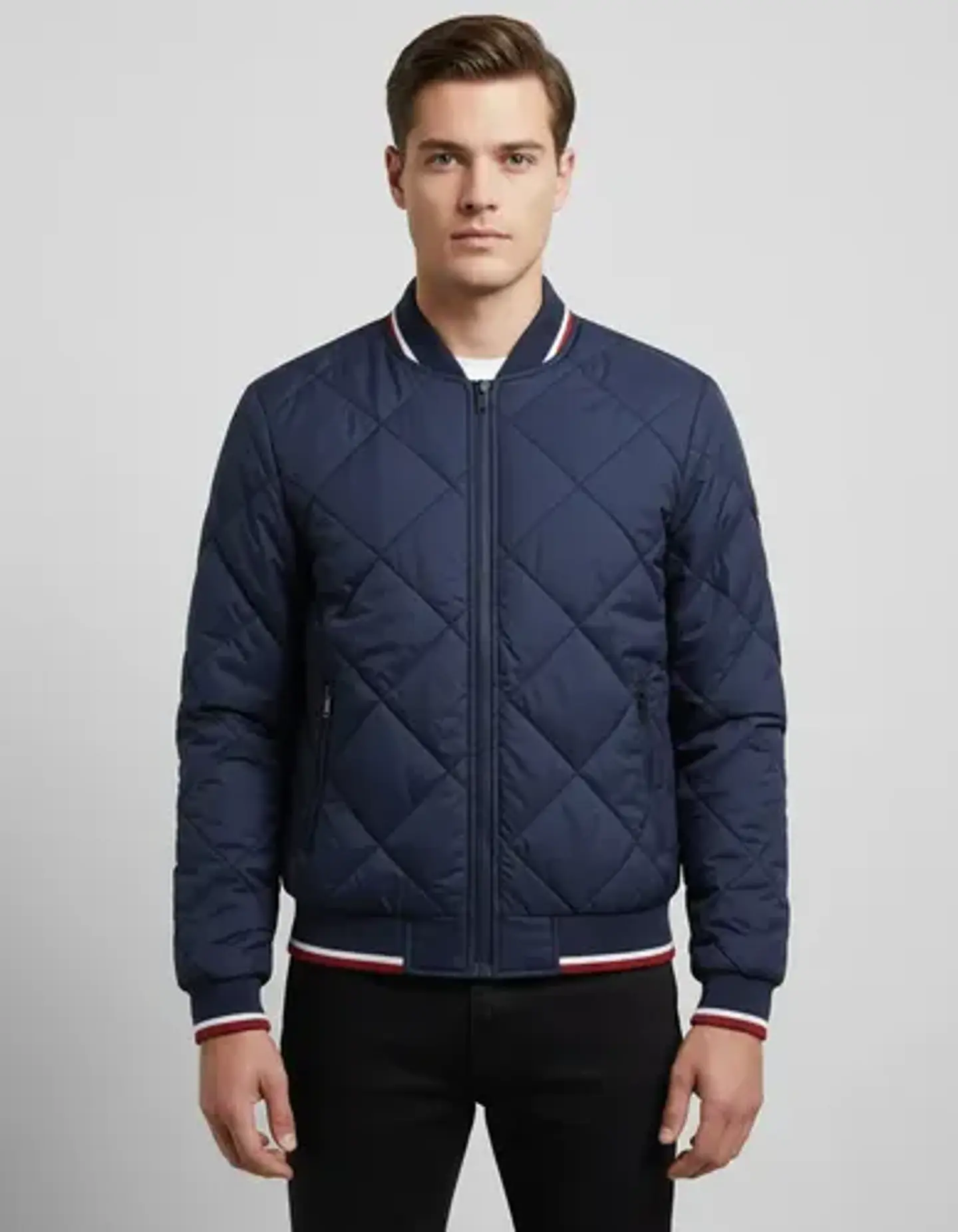 Chaqueta Bomber Térmico Hombre Tallas Completas 15