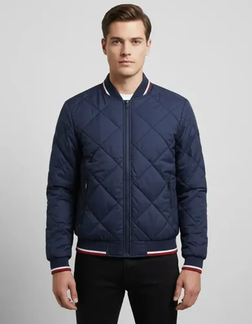 Chaqueta Bomber Térmico Hombre Tallas Completas 15