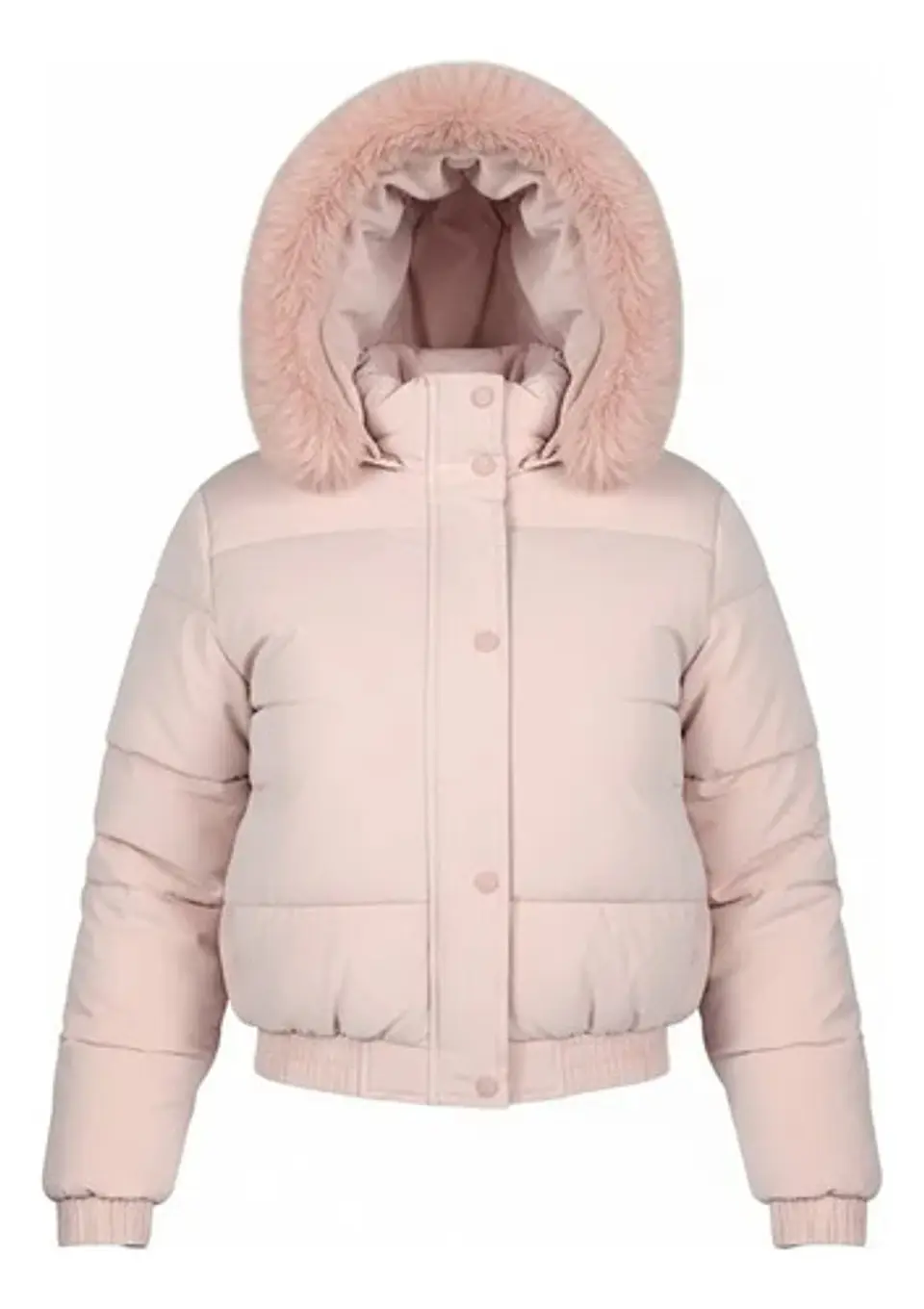 Chaqueta Puffa De Mujer Impermeable Con Piel 4