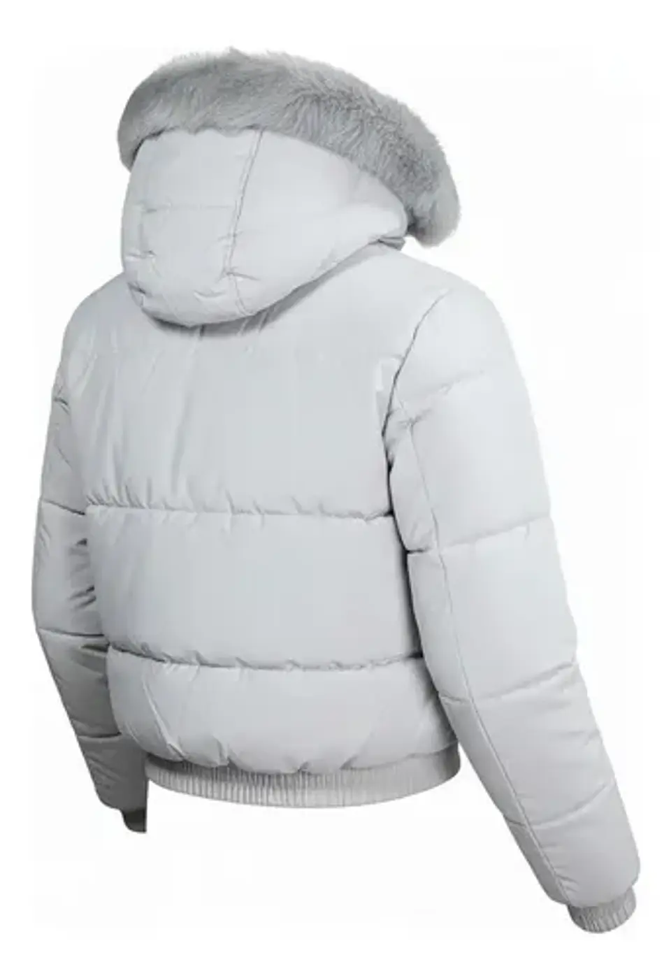 Chaqueta Puffa De Mujer Impermeable Con Piel 4
