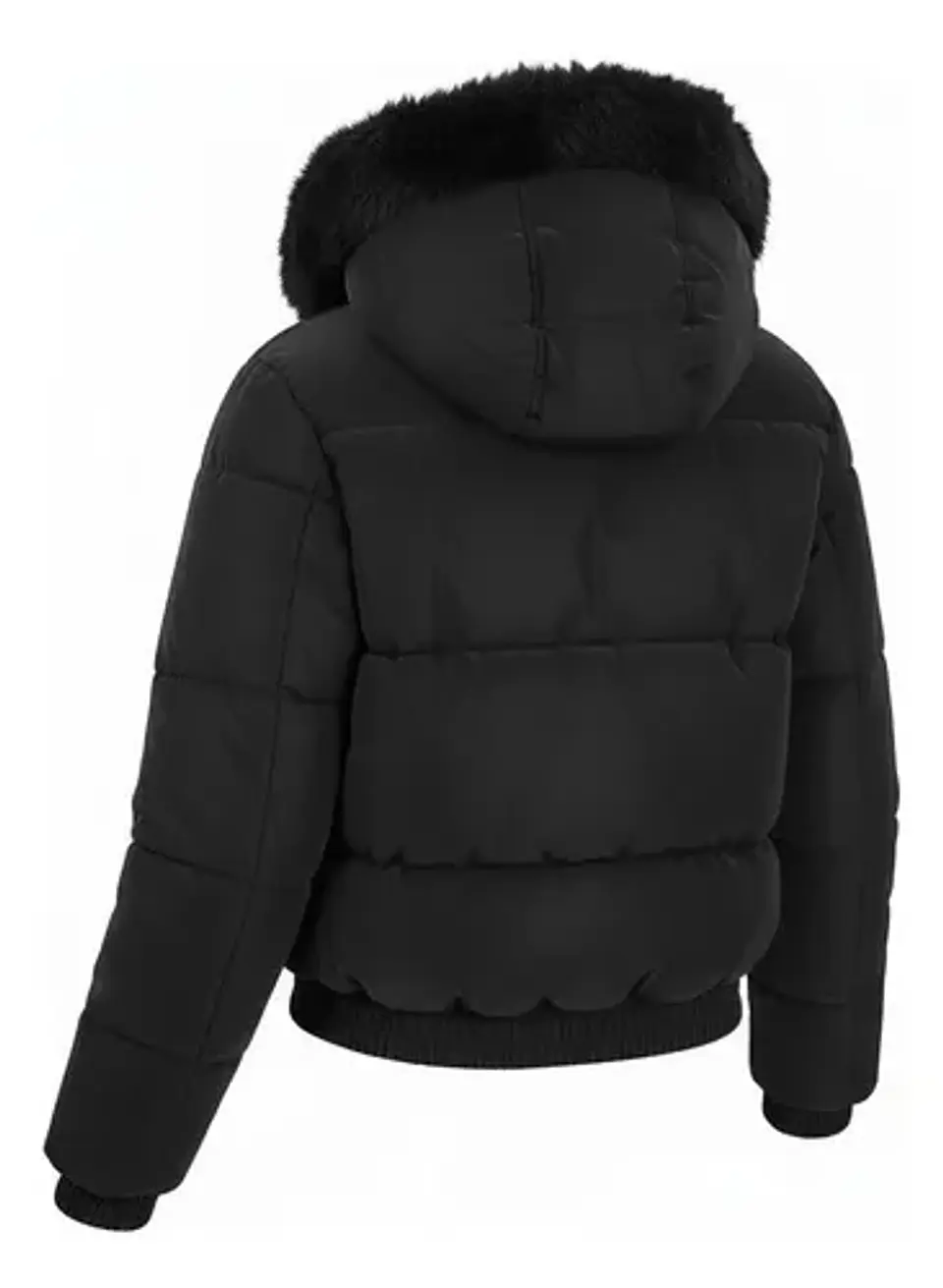 Chaqueta Puffa De Mujer Impermeable Con Piel 5