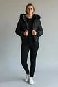 Chaqueta Puffa De Mujer Impermeable Con Piel - Miniatura 1