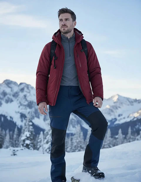 Pantalón Outdoor Hombre Impermeable Para Nieve