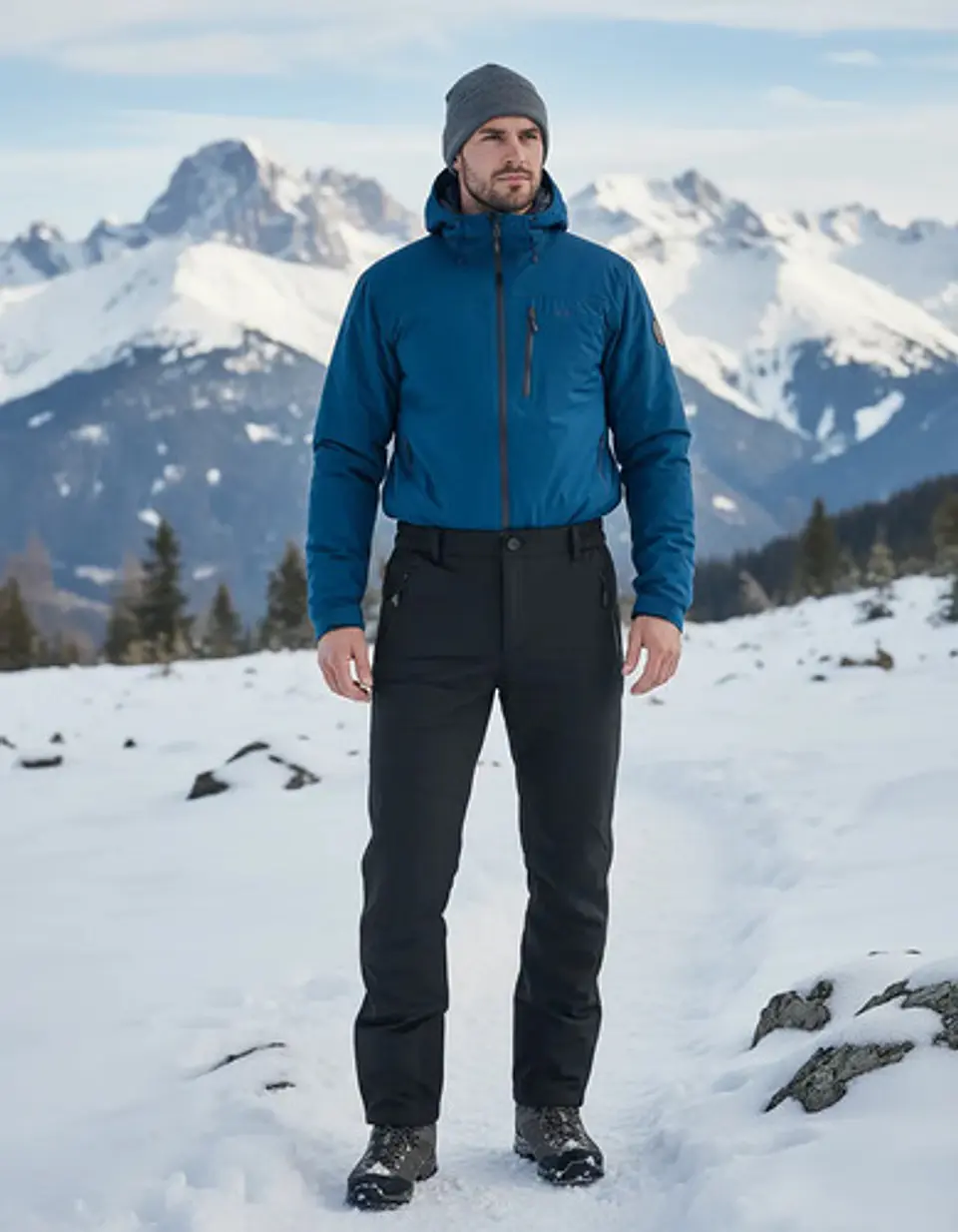Pantalón Outdoor Hombre Impermeable Para Nieve 7