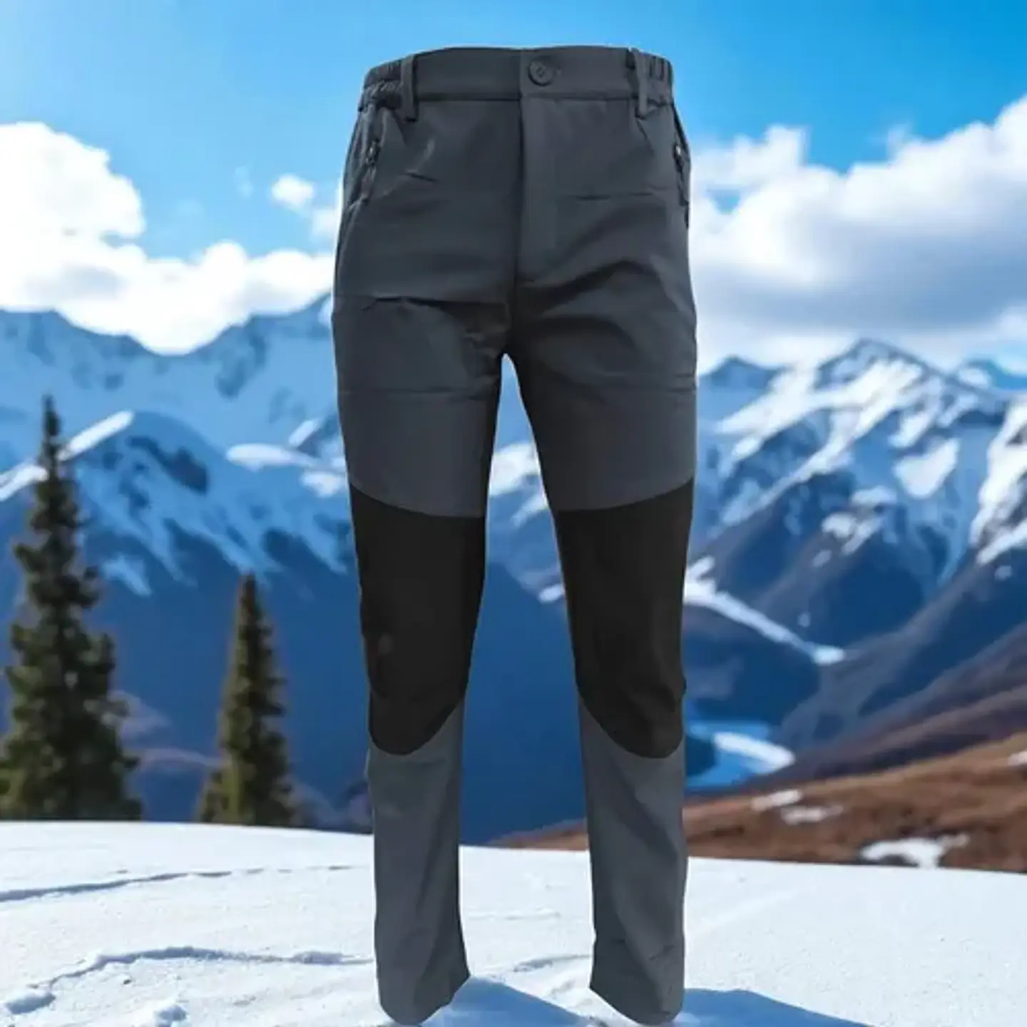 Pantalón Outdoor Hombre Impermeable Para Nieve 19