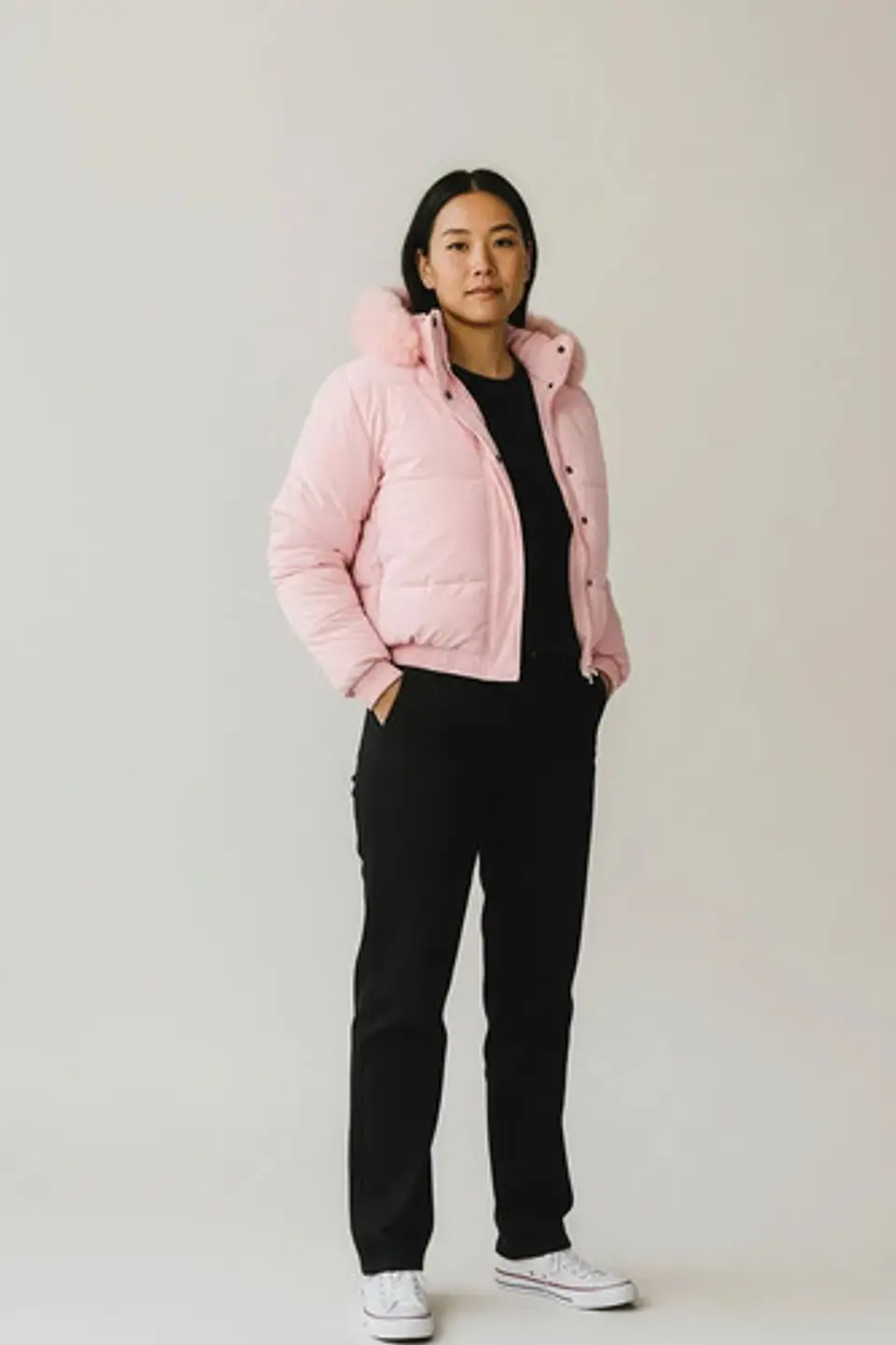 Chaqueta Puffa De Mujer Impermeable Con Piel 1