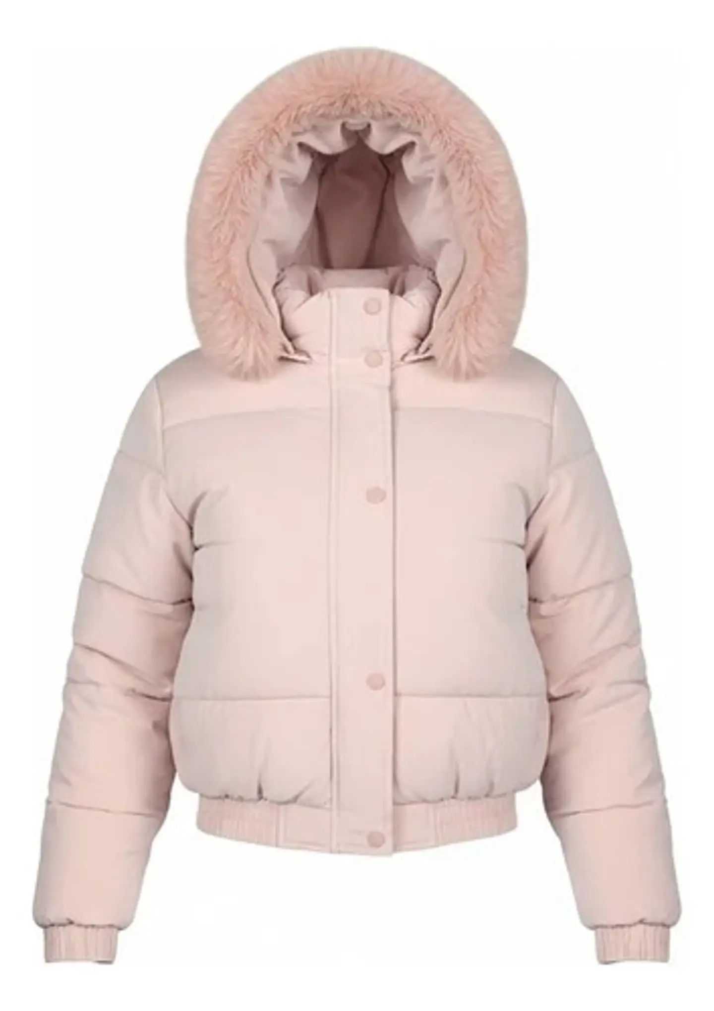 Chaqueta Puffa De Mujer Impermeable Con Piel 4