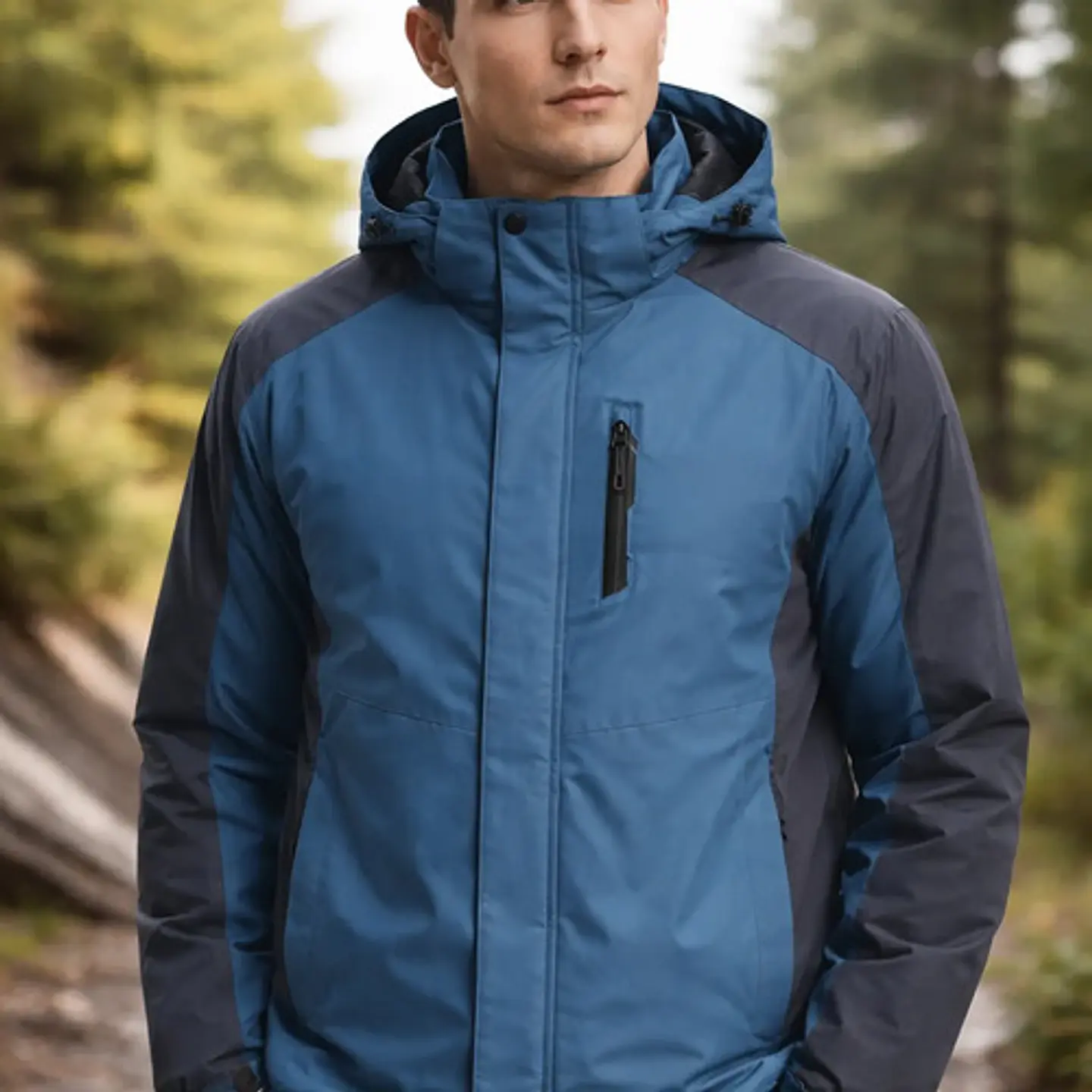 Chaqueta Hombre Montaña Outdoor Con Chiporro 4