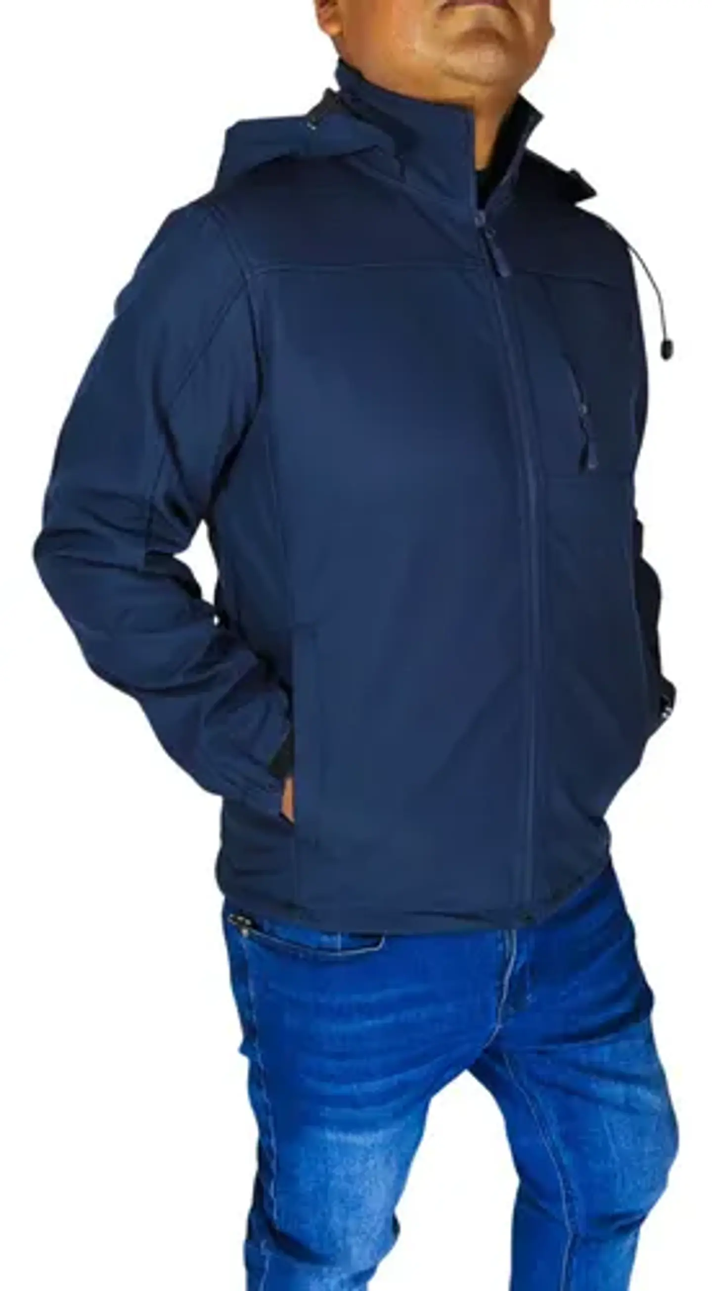 Chaqueta Softshell Hombre Con Micro Polar Gorro Desmontable 2
