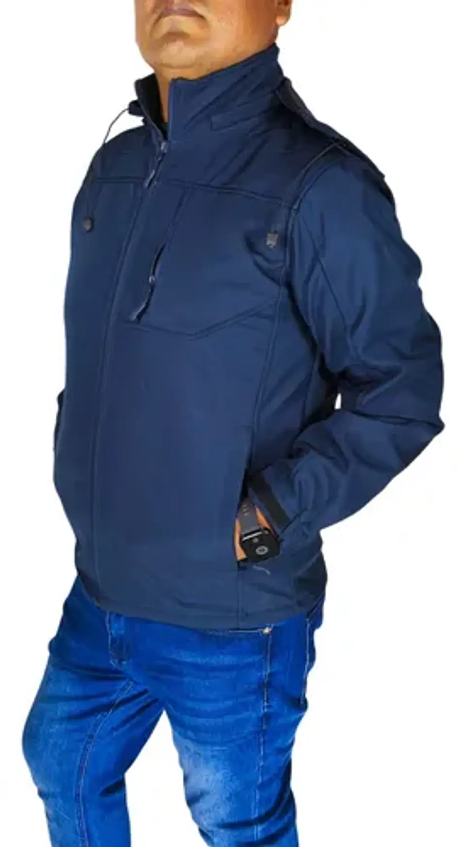 Chaqueta Softshell Hombre Con Micro Polar Gorro Desmontable 6