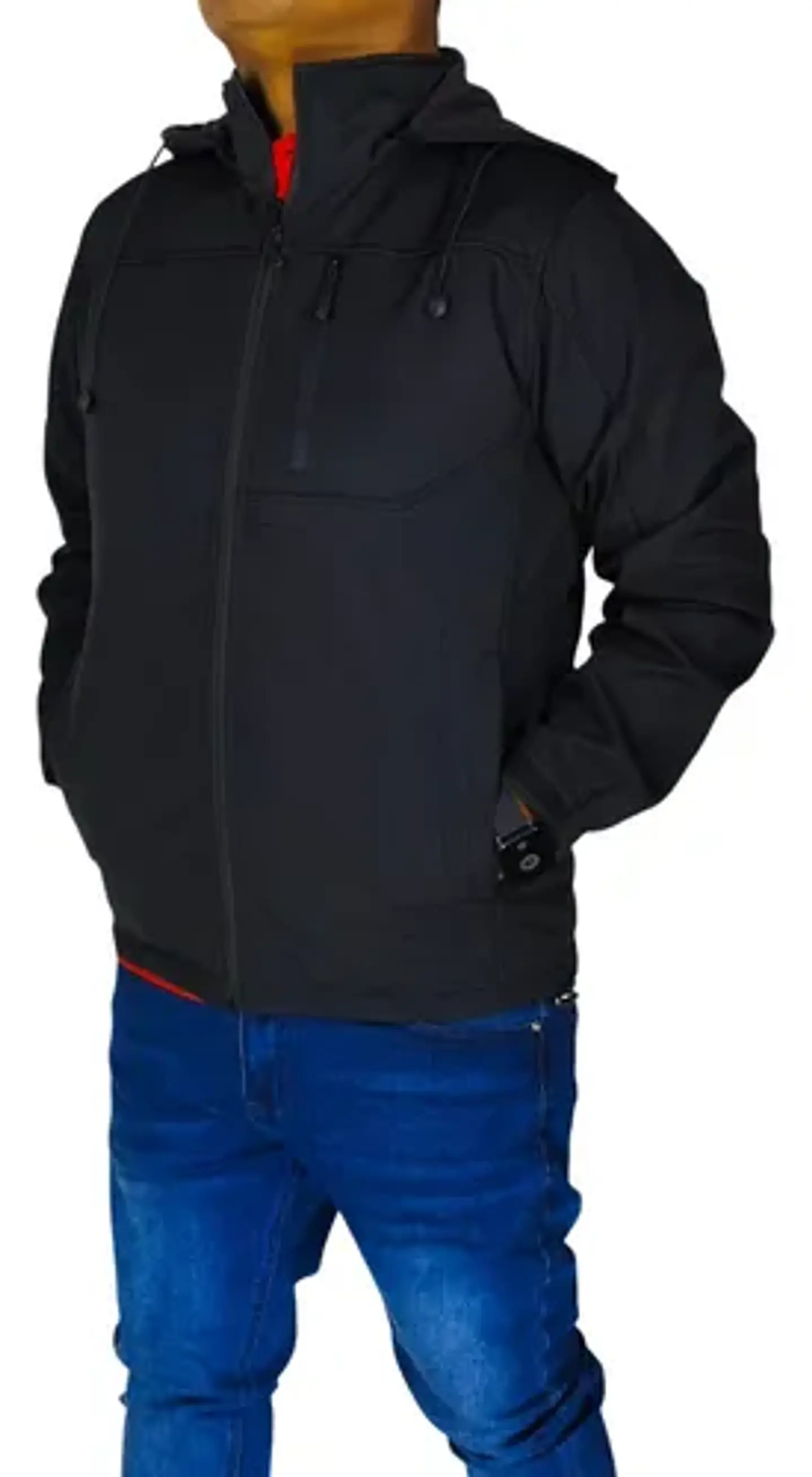 Chaqueta Softshell Hombre Con Micro Polar Gorro Desmontable 9