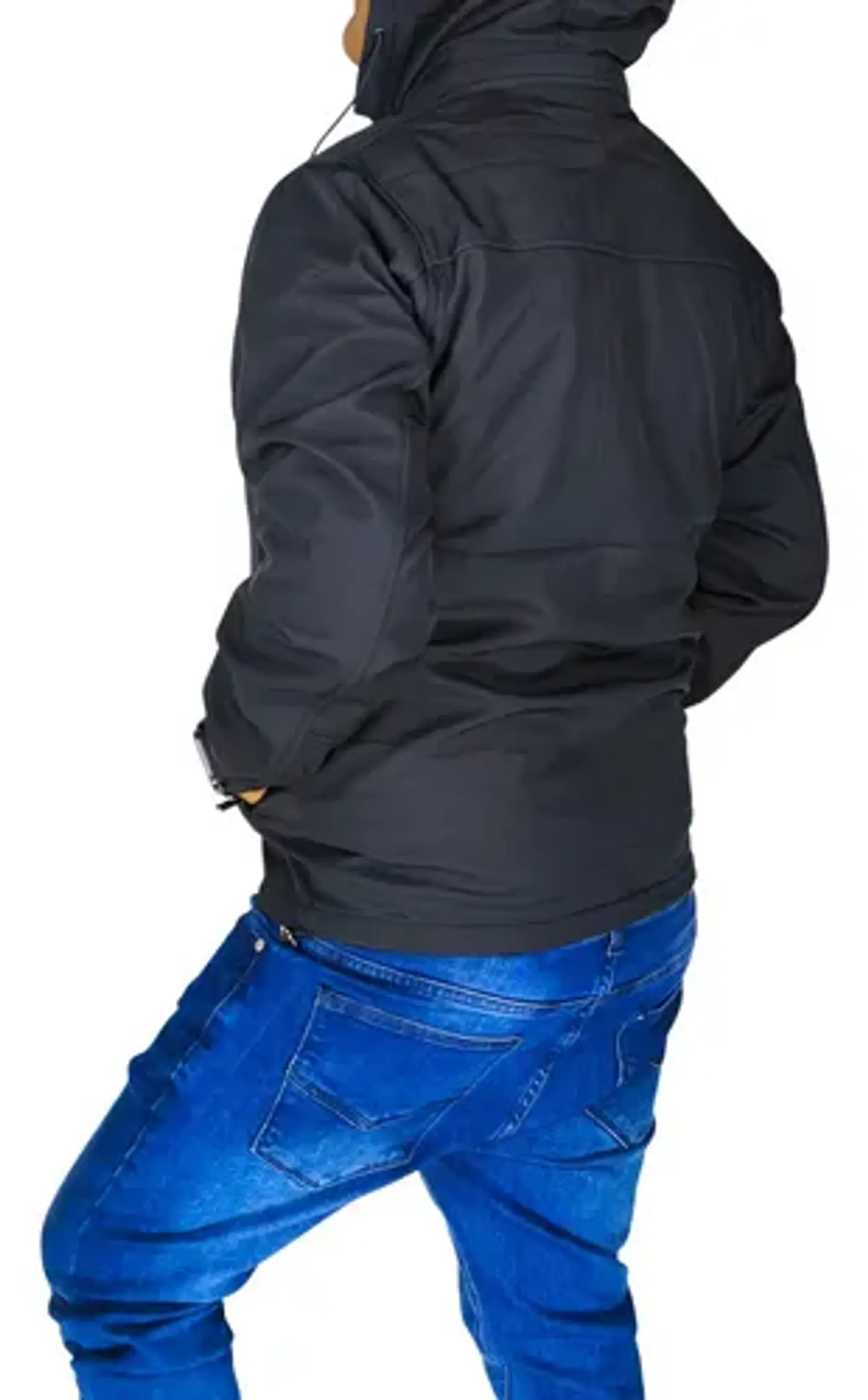 Chaqueta Softshell Hombre Con Micro Polar Gorro Desmontable 13