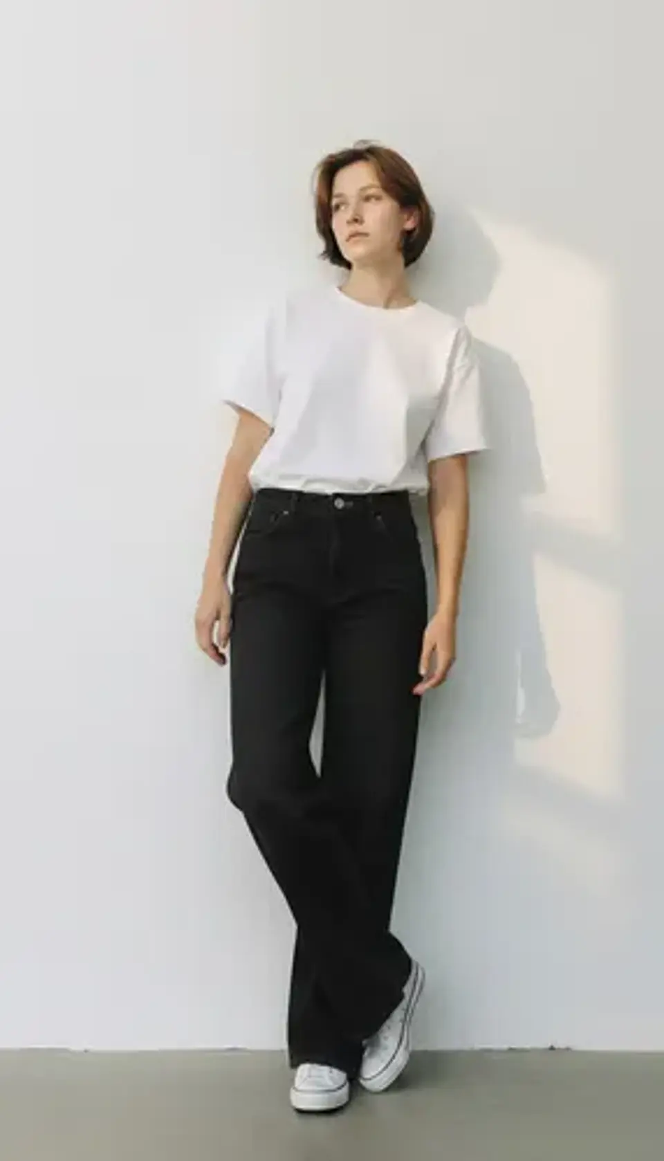 Jeans Mujer Palazzo O Wide Leg Tiro Alto Elasticado 3