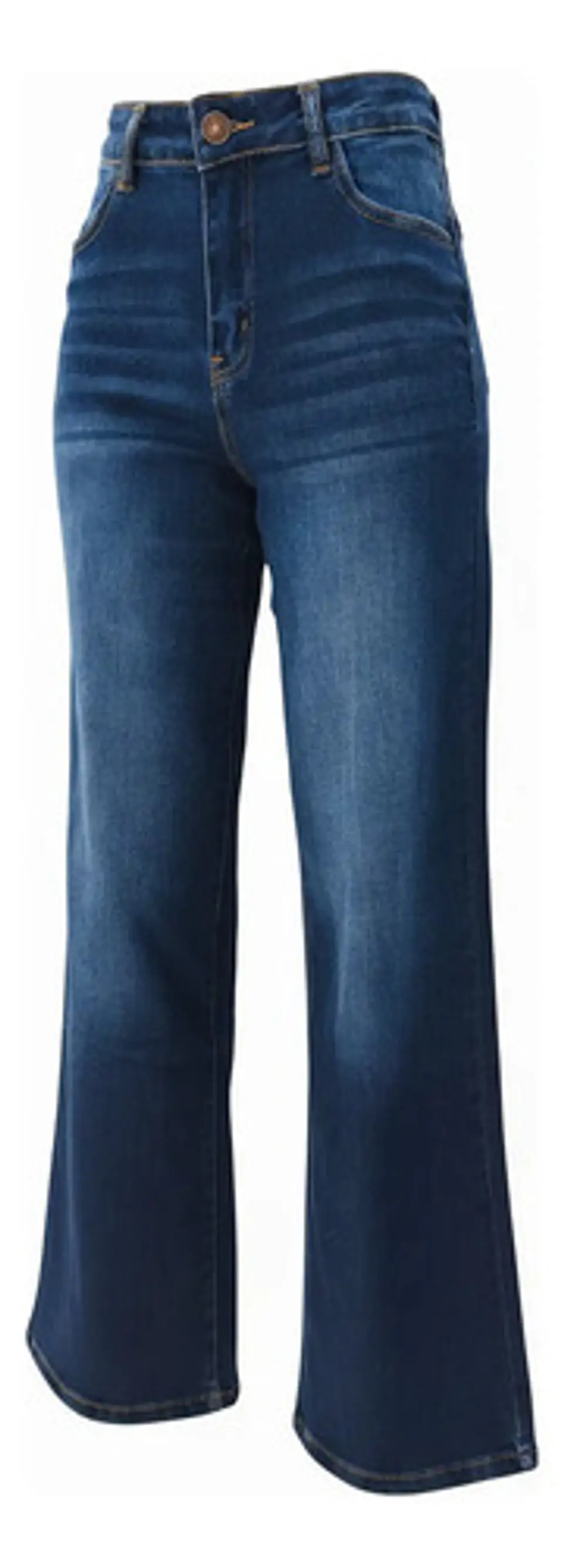 Jeans Mujer Palazzo O Wide Leg Tiro Alto Elasticado 5