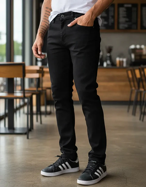 Pantalón Jeans Mezclilla Hombre Con Micro-polar