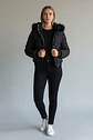 Chaqueta Puffa De Mujer Impermeable Con Piel - Miniatura 9
