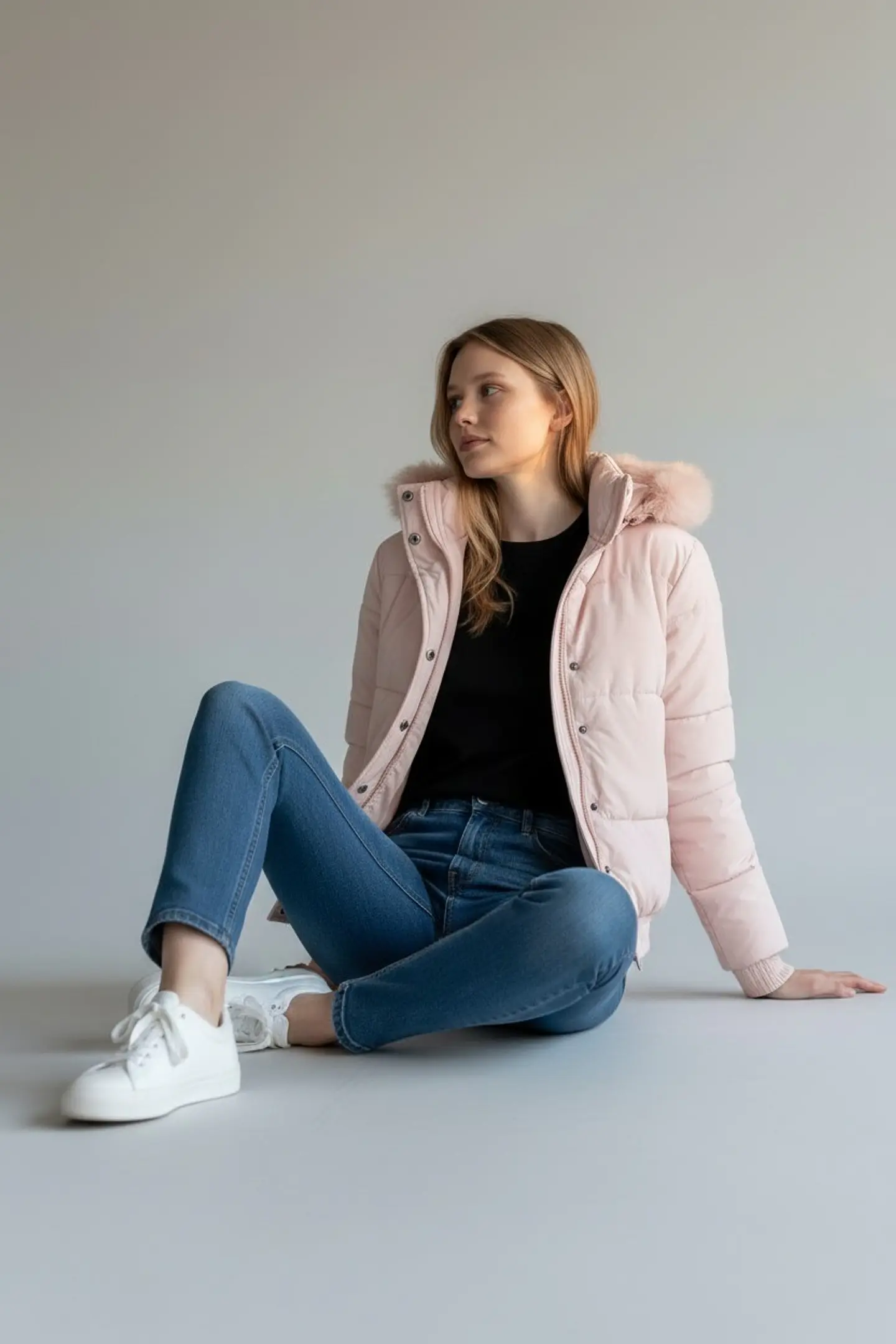 Chaqueta Puffa De Mujer Impermeable Con Piel 12