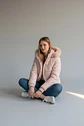 Chaqueta Puffa De Mujer Impermeable Con Piel - Miniatura 13