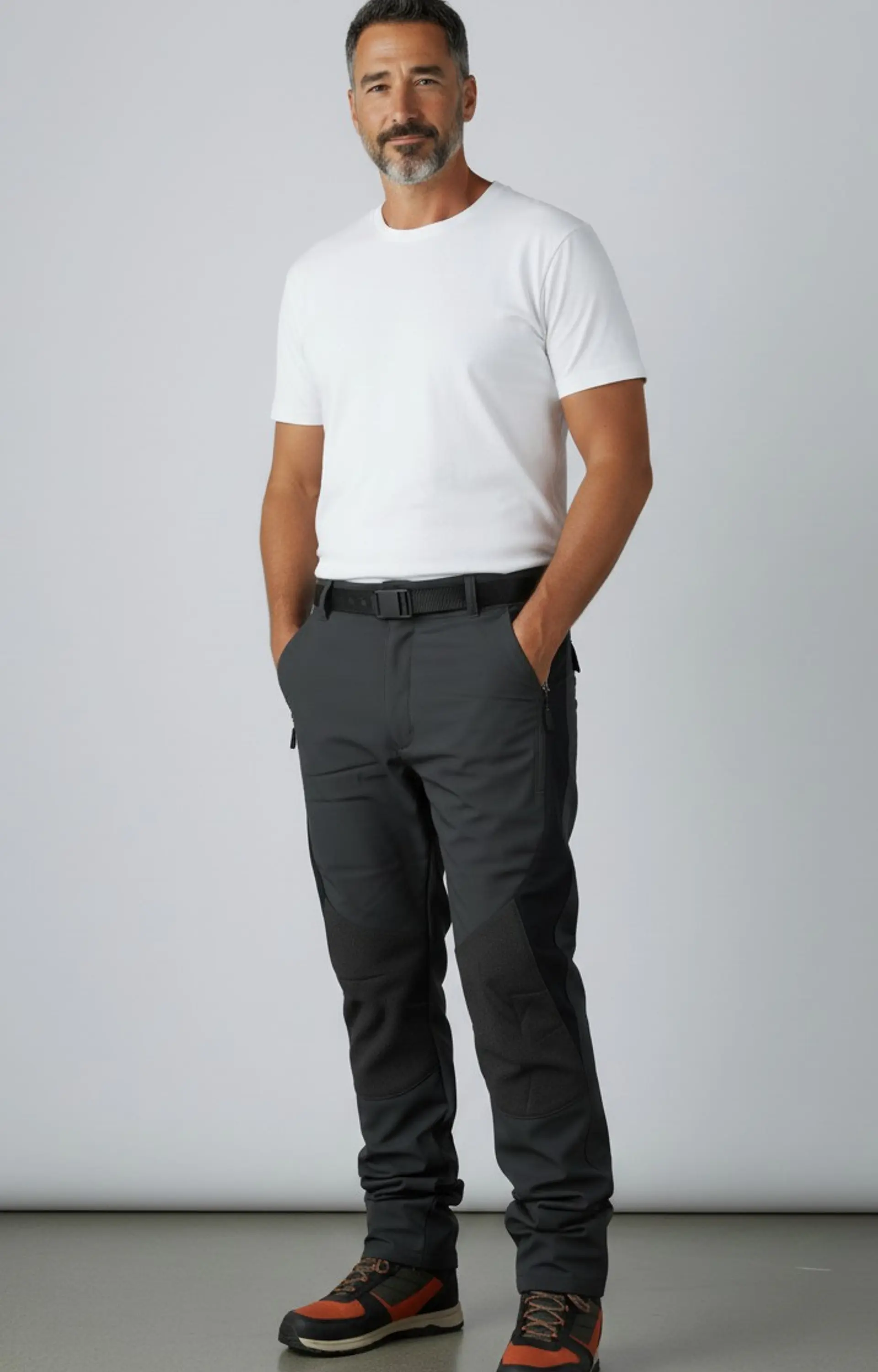 Pantalón Softshell De Hombre Térmicos, Impermeables Slim Fit 7