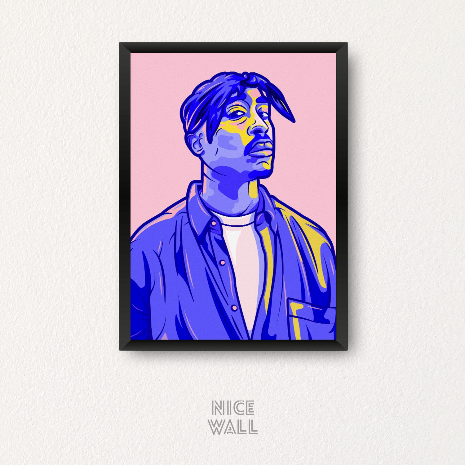 Cuadro 2Pac Ilustrado