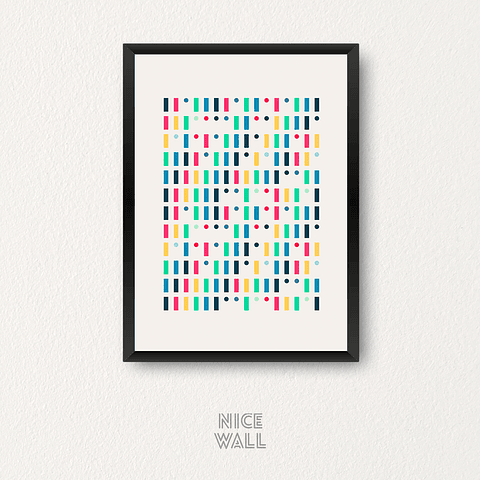 Cuadro Formas y Colores Abstracto