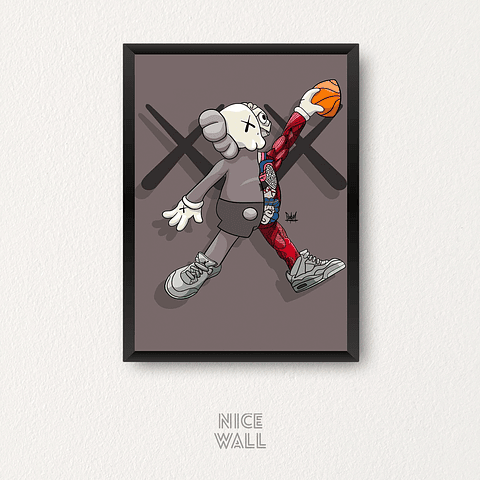 Cuadro Kaws Jump