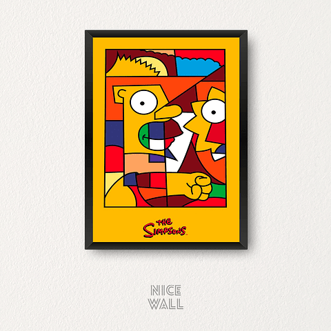 Cuadro Simpsons Abstractos