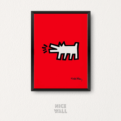 Cuadro Keith Haring Barking Dog