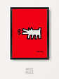Cuadro Keith Haring Barking Dog - Miniatura 1