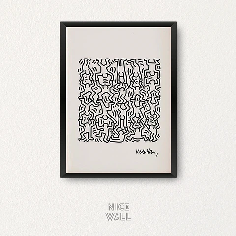 Cuadro Keith  Haring Acrobats
