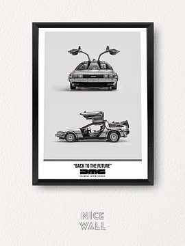 Cuadro DeLorean (Back to the future)