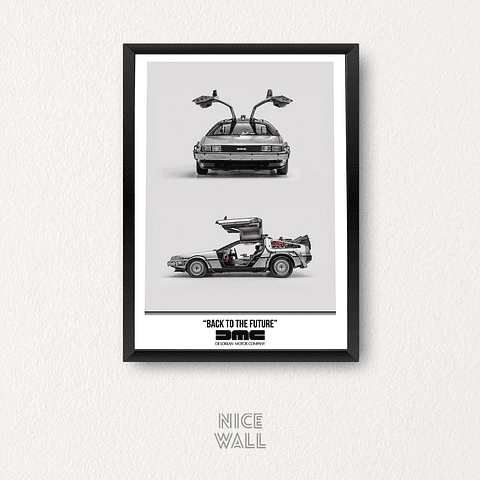 Cuadro DeLorean (Back to the future)