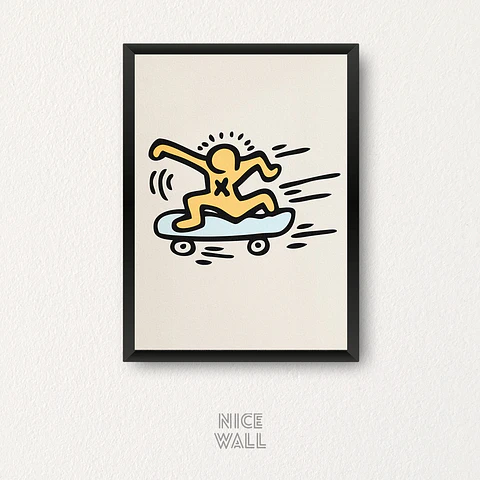 Cuadro Keith Haring Skate