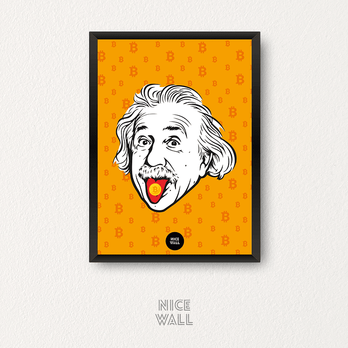 Cuadro Einstein Bitcoin