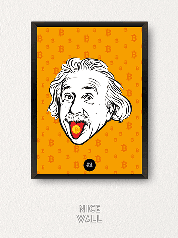 Cuadro Einstein Bitcoin