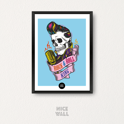 Cuadro Rock & Roll King