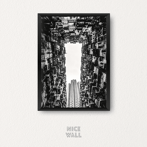 Cuadro Hong Kong Edificios