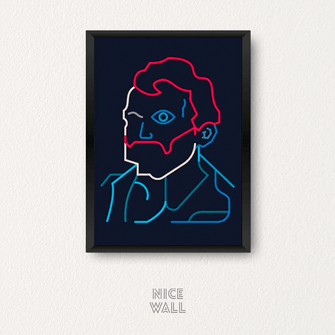 Cuadro Vincent van Gogh Líneas