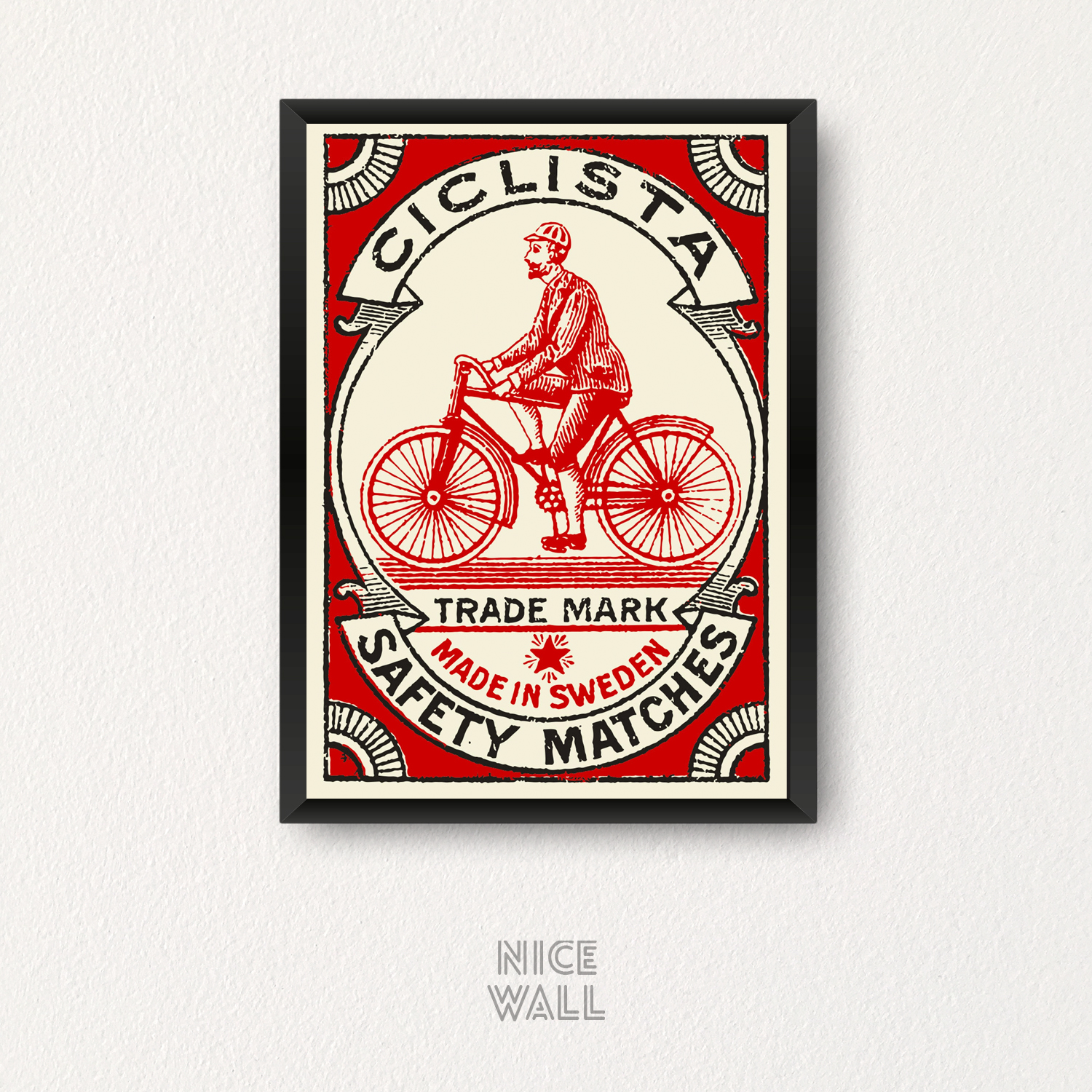Cuadro Cartel Ciclista