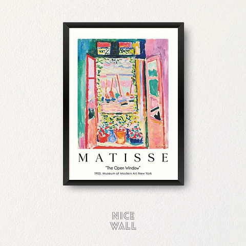 Cuadro Matisse The Open Window