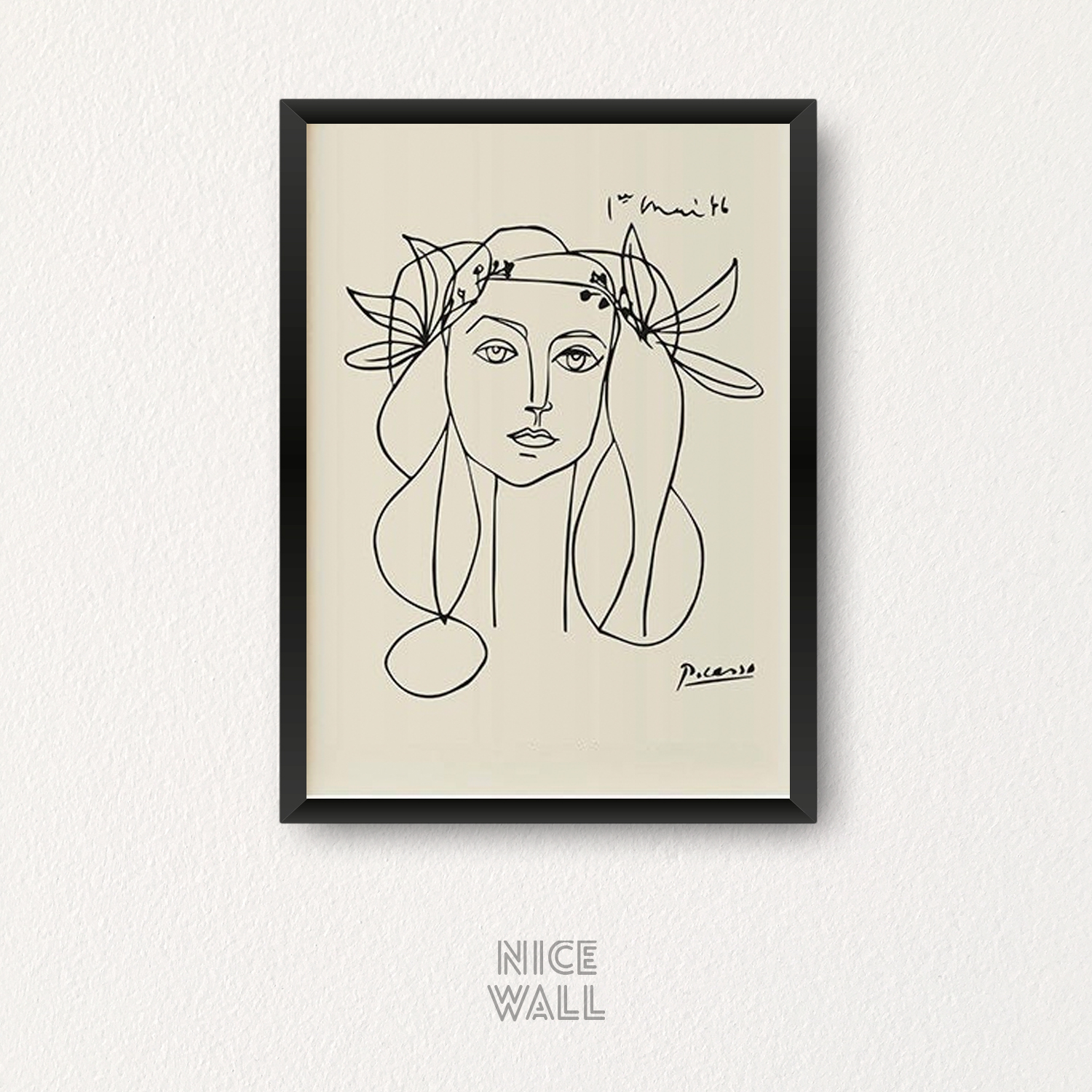 Cuadro Picasso Dibujos Rostro Mujer | NiceWall