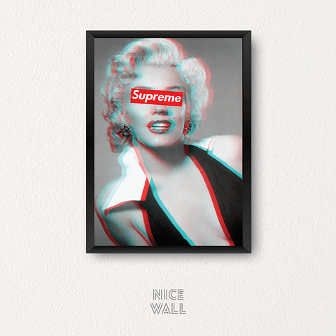 Cuadro Supreme Marilyn Monroe 3D