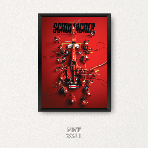 Cuadro Michael Schumacher Pits