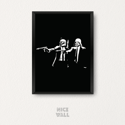 Cuadro Star Wars x Pulp Fiction