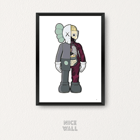 Cuadro Kaws Cuerpo